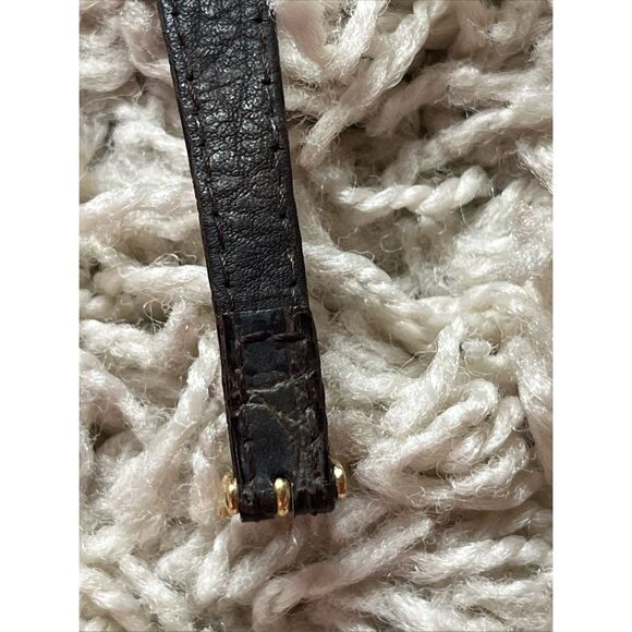 RADO Forces Military Gold Dial Black Leather Band Women's Quartz Watch / 204.359 - Picture 8 of 12